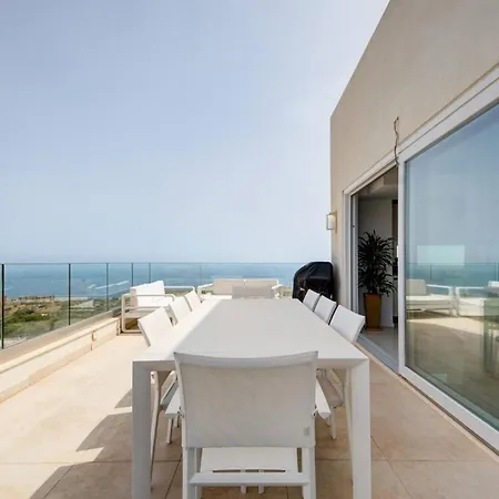 Luxury Penthouse With Private Pool And Sea Views, Sleeps 6 * Is-Swieqi