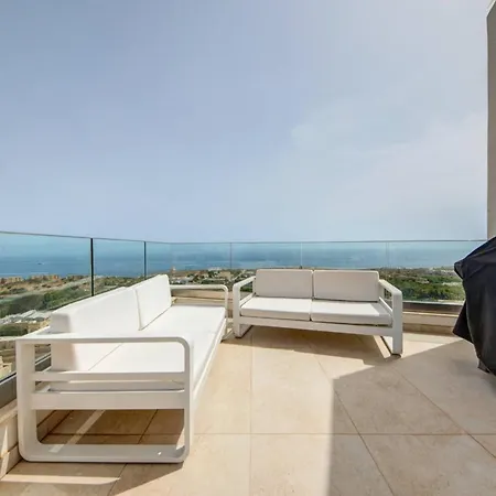 Luxury Penthouse With Private Pool And Sea Views, Sleeps 6